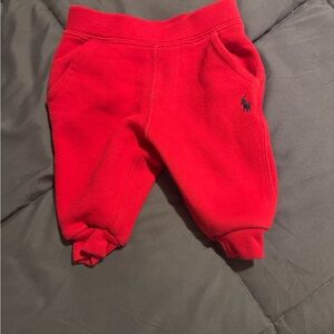 Ralph Lauren Kids Bright Red Joggers